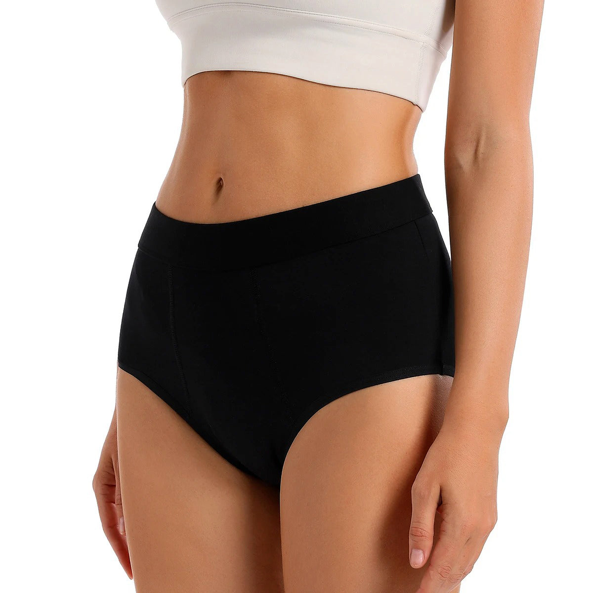 High-Waist Leak-Proof Period Panties/Briefs for Heavy Flow