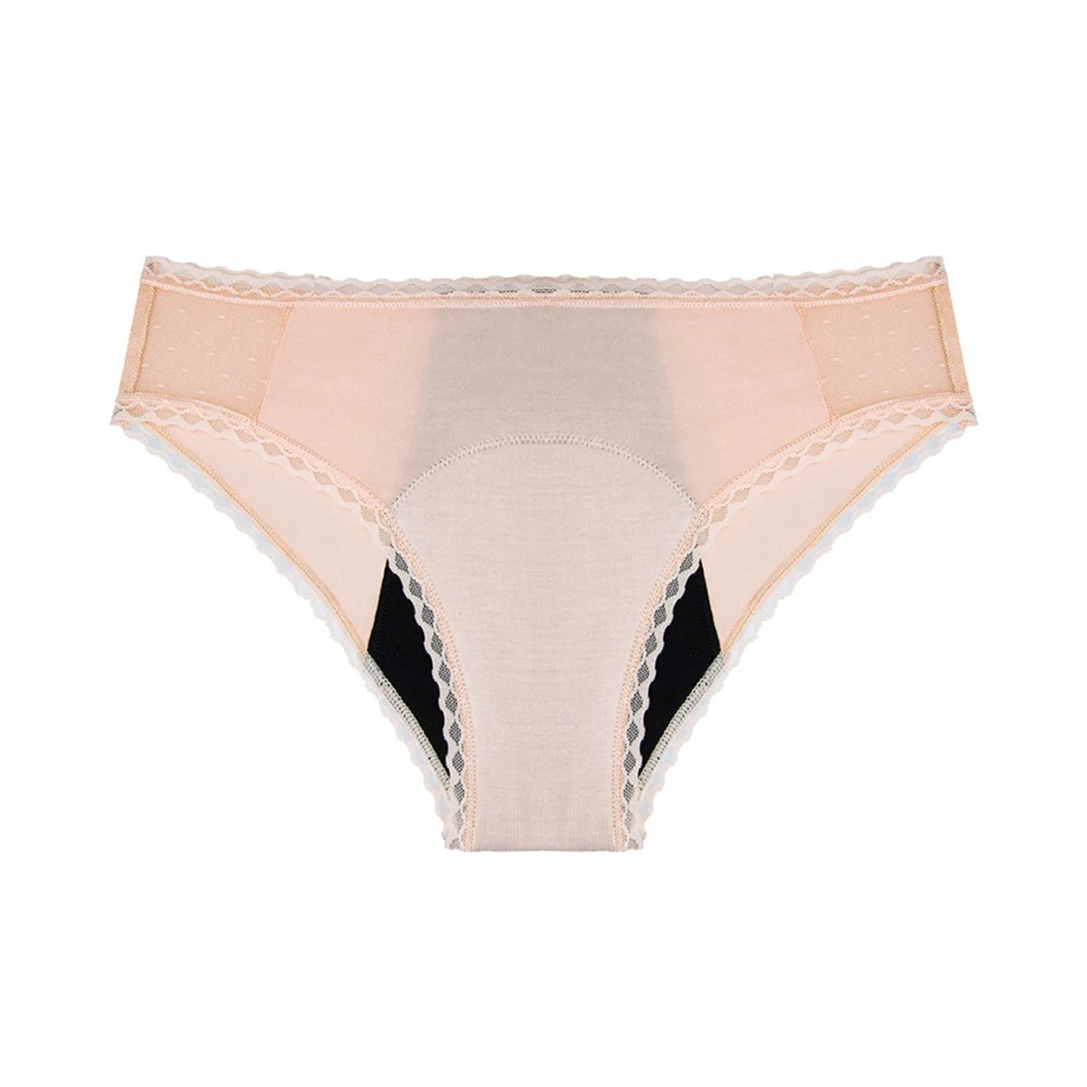 Mesh Side 4-Layer Period Panties/Bikinis For Medium Flow