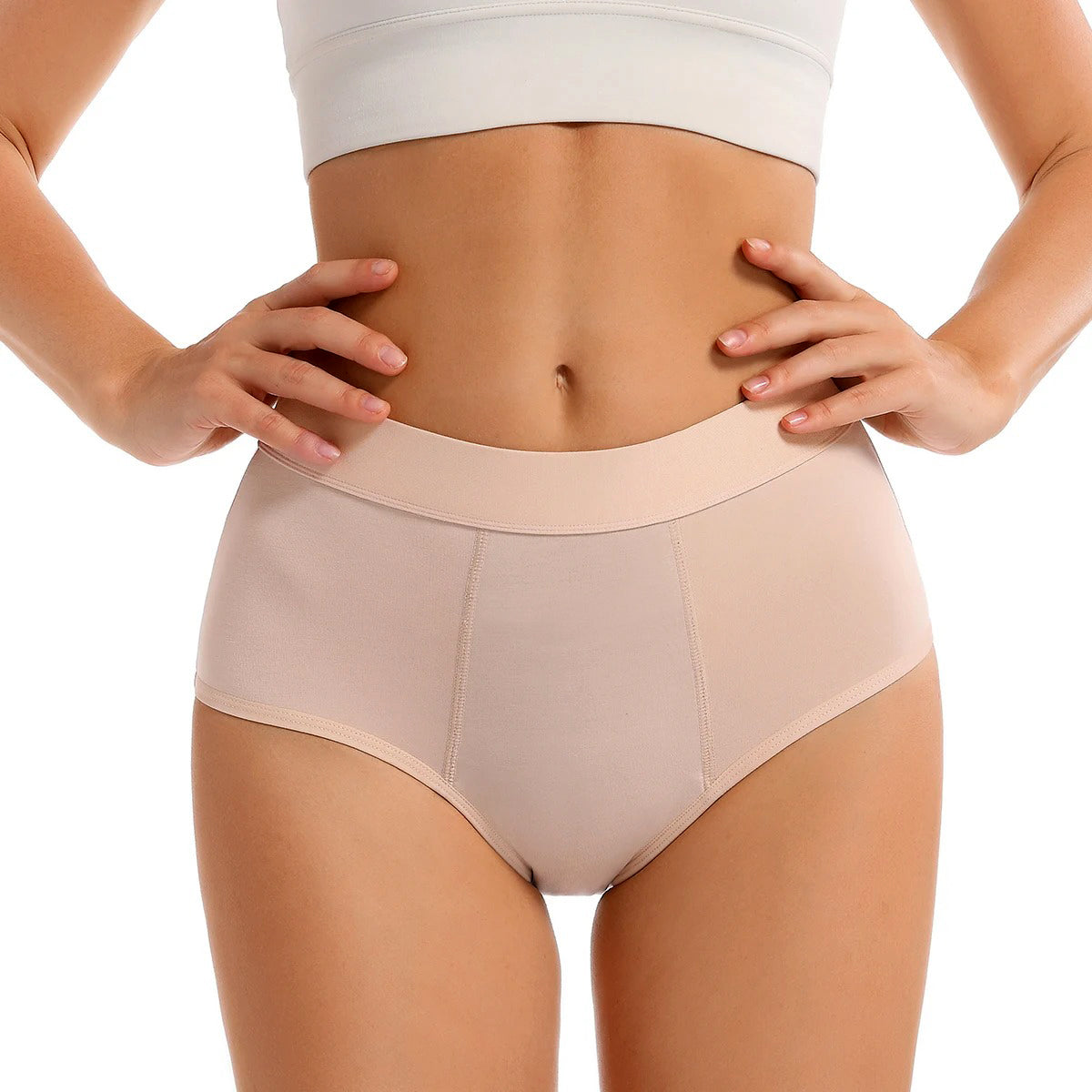 High-Waist Leak-Proof Period Panties/Briefs for Heavy Flow